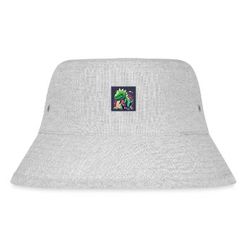 T-Rex - Stanley/Stella Recycled Bucket Hat - heather grey - Front