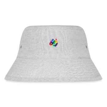 Book Reading Books Reader Gift Book Lover - Stanley/Stella Recycled Bucket Hat - heather grey - Front