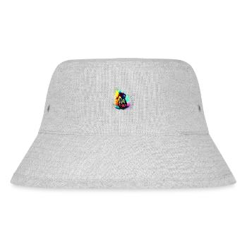 Fahrrad Radfahrer Radeln Fahrradfahrer Radfahren - Stanley/Stella recycelter Bucket Hat - Grau meliert - Vorne