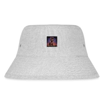 Sternschnuppe Schmetterlingsmandalamagic - Stanley/Stella recycelter Bucket Hat - Grau meliert - Vorne