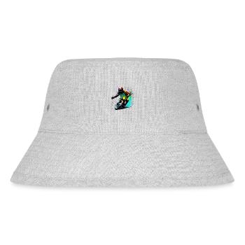 Motorcycle Motorcross Motorcyclist Motorbike Fan - Stanley/Stella Recycled Bucket Hat - heather grey - Front