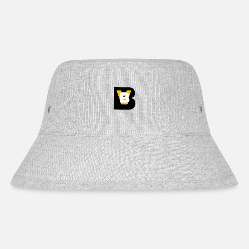 B D - Stanley/Stella recycelter Bucket Hat - Grau meliert