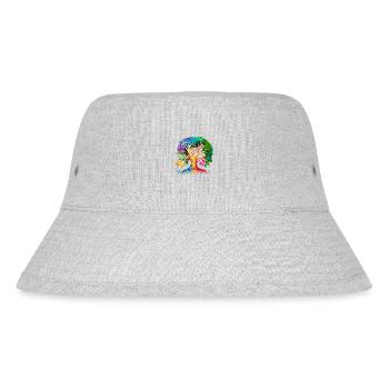 Lebensbaum Keltischer Baum des Lebens Meditation - Stanley/Stella recycelter Bucket Hat - Grau meliert - Vorne