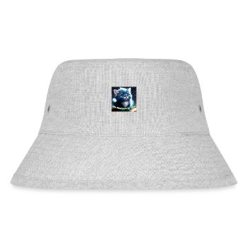 Sei Mimi für die Feiertage - Stanley/Stella recycelter Bucket Hat - Grau meliert - Vorne