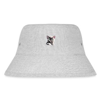 Britisch Kurzhaarkatze Kater Katzenbaby Katzen - Stanley/Stella recycelter Bucket Hat - Grau meliert - Vorne