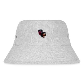 Rottweiler ,Hunde, Hundekopf, Wachhund, Rassehund, - Stanley/Stella recycelter Bucket Hat - Grau meliert - Vorne