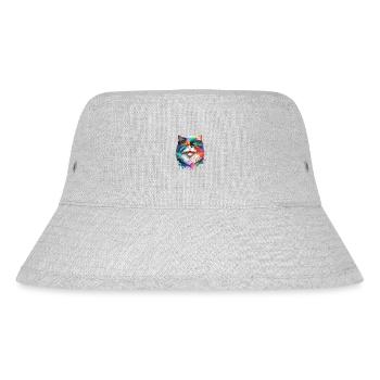 Domestic Cat, Cat, Persian Cat, Cat, Cat Owner - Stanley/Stella Recycled Bucket Hat - heather grey - Front