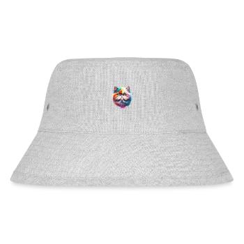 Domestic Cat, Kitten, Cat, Pet, Cat Owner - Stanley/Stella Recycled Bucket Hat - heather grey - Front