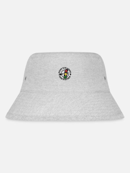 Zieht der Ampel den Stecker - Spruch - Stanley/Stella recycelter Bucket Hat - Grau meliert