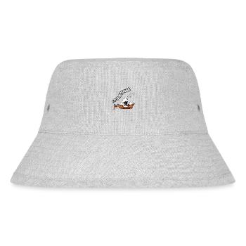 Guten Morgen schlafende Katze, Kaffeewecker - Stanley/Stella recycelter Bucket Hat - Grau meliert - Vorne