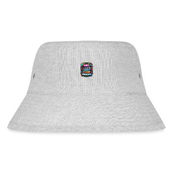 Eat, Sleep, Game, Repeat | Geschenk für Gamer - Stanley/Stella recycelter Bucket Hat - Grau meliert - Vorne