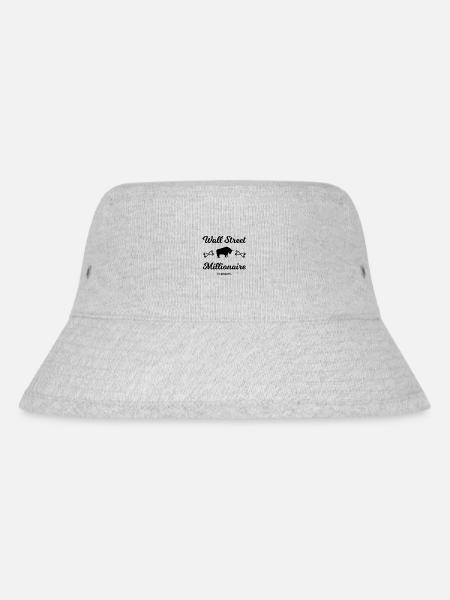 Der Börsen Millionär - Stanley/Stella recycelter Bucket Hat - Grau meliert
