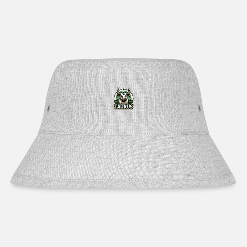 Taurus - Stanley/Stella recycelter Bucket Hat - Grau meliert