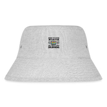 Drum Corps Marching Band Drum Corp Music Percussio - Stanley/Stella Recycled Bucket Hat - heather grey - Front