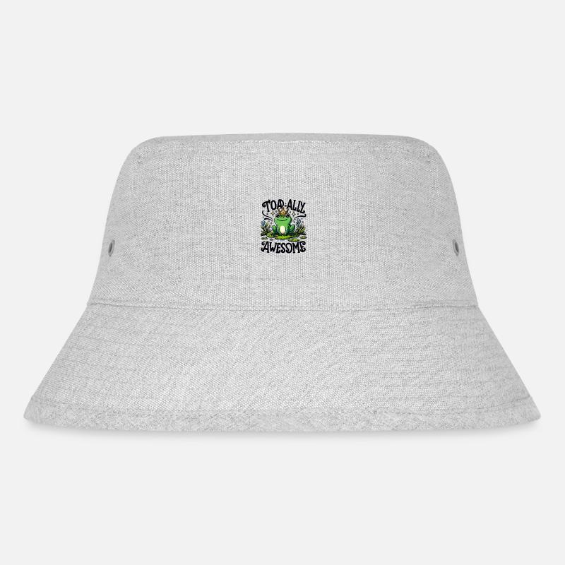 Toadally Awesome - Stanley/Stella recycelter Bucket Hat - Grau meliert