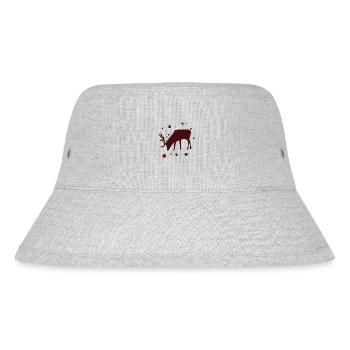 Deer - Forest, Nature, Animal Welfare - Stanley/Stella Recycled Bucket Hat - heather grey - Front