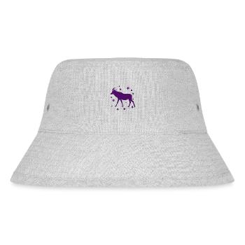 Deer - Forest, Nature, Animal Welfare - Stanley/Stella Recycled Bucket Hat - heather grey - Front