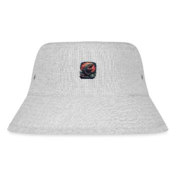 how to speak irish killer whale drink ireland - Stanley/Stella Recycled Bucket Hat - heather grey - Front