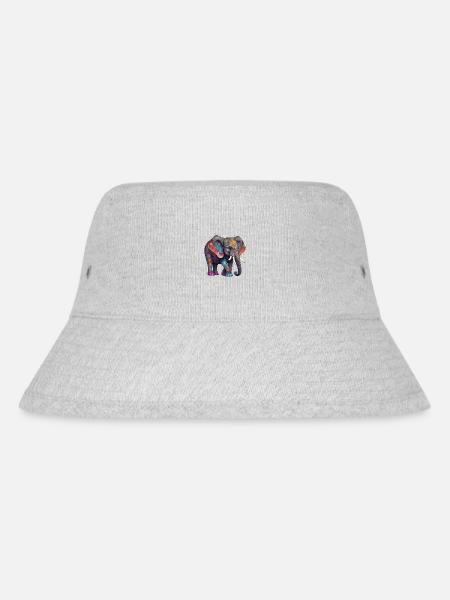 Magic Elephant - Stanley/Stella Recycled Bucket Hat - heather grey