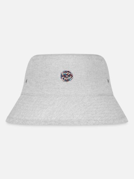 Harmonie im Chaos - Musiktypografie - Stanley/Stella recycelter Bucket Hat - Grau meliert