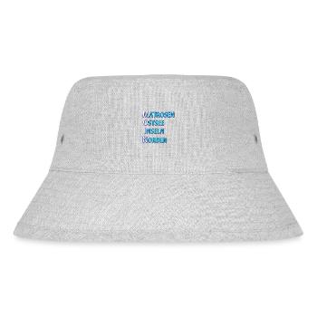 Matrosen Moin - Stanley/Stella recycelter Bucket Hat - Grau meliert - Vorne