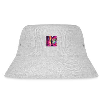 Graffiti Sprayer - Stanley/Stella recycelter Bucket Hat - Grau meliert - Vorne