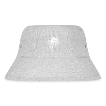 Adler Kopf - Stanley/Stella recycelter Bucket Hat - Grau meliert - Vorne