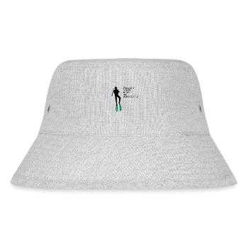 Buddy Check! - Diving Shirt - Stanley/Stella recycelter Bucket Hat - Grau meliert - Vorne