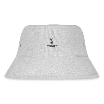 Bitte gib mir Kaffee - Stanley/Stella recycelter Bucket Hat - Grau meliert - Vorne