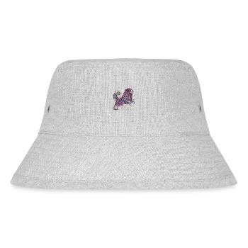 Newfoundland Wave of Joy - purple - Stanley/Stella recycelter Bucket Hat - Grau meliert - Vorne