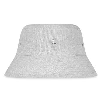 Bis das Licht angeht - Malle 2024 - Stanley/Stella recycelter Bucket Hat - Grau meliert - Vorne