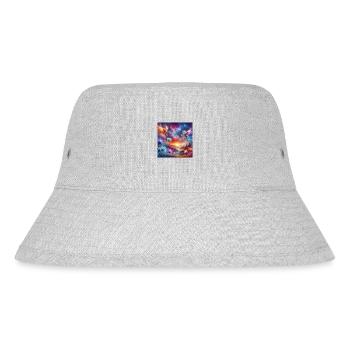 Mystical Creatures 1 - Stanley/Stella Recycled Bucket Hat - heather grey - Front