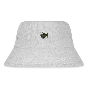 Fisch anglerfisch - Stanley/Stella recycelter Bucket Hat - Grau meliert - Vorne