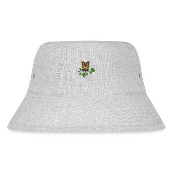 Colorful bird - Stanley/Stella Recycled Bucket Hat - heather grey - Front