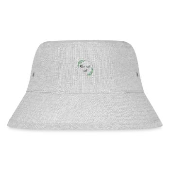 Nerv mich nicht - Stanley/Stella recycelter Bucket Hat - Grau meliert - Vorne