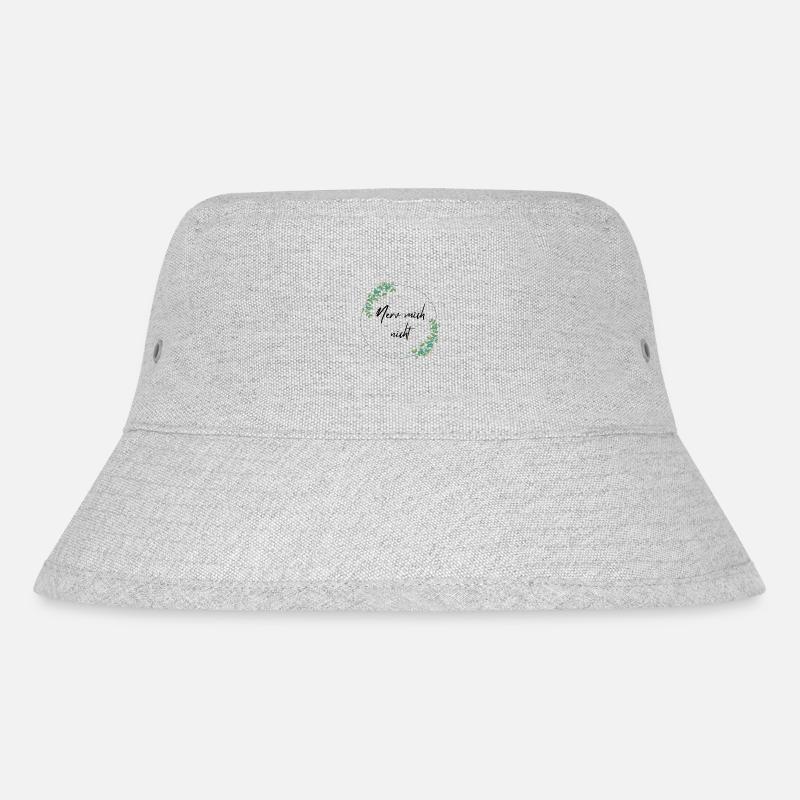 Nerv mich nicht - Stanley/Stella recycelter Bucket Hat - Grau meliert