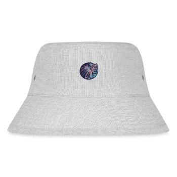 Kitty Cat Blues - Stanley/Stella Recycled Bucket Hat - heather grey - Front