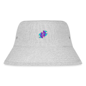 Doppel D.F. - Stanley/Stella recycelter Bucket Hat - Grau meliert - Vorne