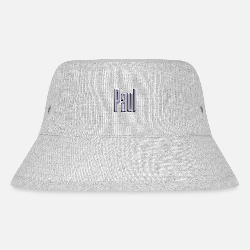 paul2 - Stanley/Stella recycelter Bucket Hat - Grau meliert