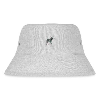 Hirsch - Stanley/Stella recycelter Bucket Hat - Grau meliert - Vorne