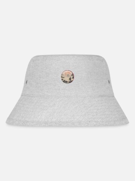 Style japonais ZEN - Bob recyclé Stanley/Stella - gris chiné