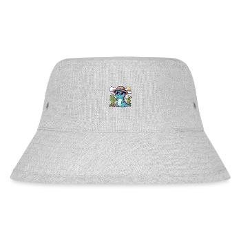 Desert Smiles - Stanley/Stella Recycled Bucket Hat - heather grey - Front