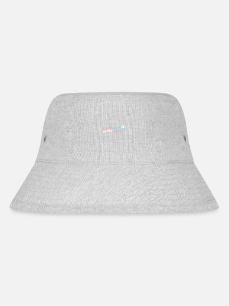 Transrights - Stanley/Stella recycelter Bucket Hat - Grau meliert
