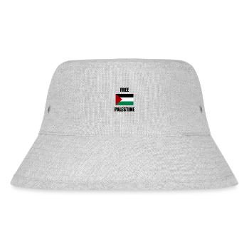 Befreit Palästina - Stanley/Stella recycelter Bucket Hat - Grau meliert - Vorne