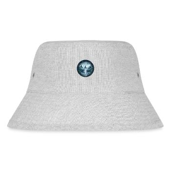 Brücke zum Glück - Stanley/Stella recycelter Bucket Hat - Grau meliert - Vorne