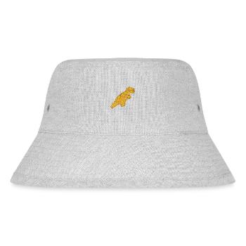 Dinosaur Nugget - Stanley/Stella Recycled Bucket Hat - heather grey - Front