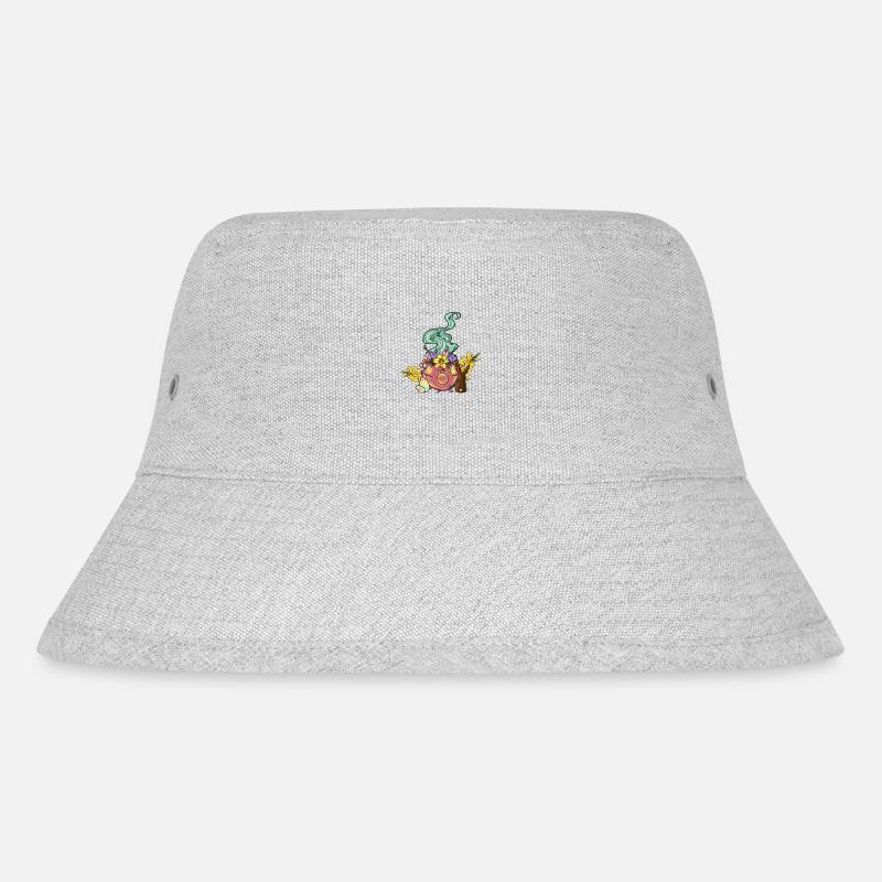 Ostara Hexenkessel - Stanley/Stella recycelter Bucket Hat - Grau meliert