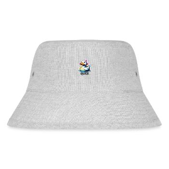 Gummiente / Badeente / Wasser / Badewanne - Stanley/Stella recycelter Bucket Hat - Grau meliert - Vorne
