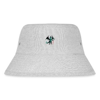 Drachenkönig - Stanley/Stella recycelter Bucket Hat - Grau meliert - Vorne