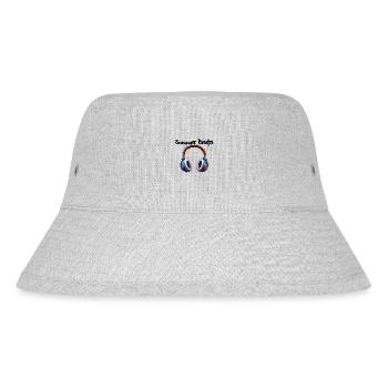 Headphones / Audio / Music / Sound / Cool - Stanley/Stella Recycled Bucket Hat - heather grey - Front